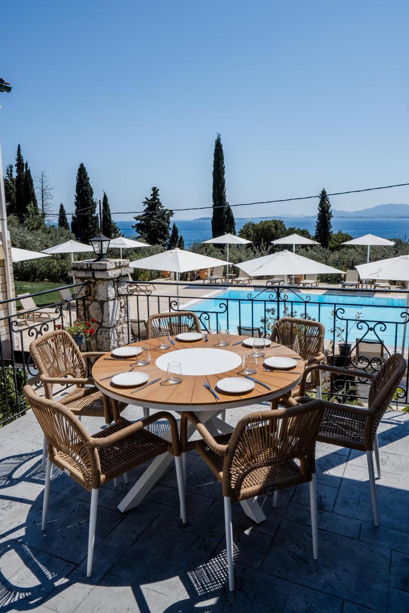 Crystal Blue Hotel, Barbati Exterior foto